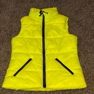 Bright Yellow Puffer Vest